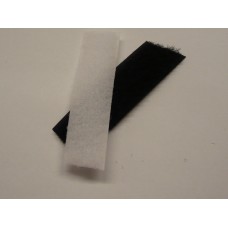 Velcro strap femmina bianco e nero da cucire